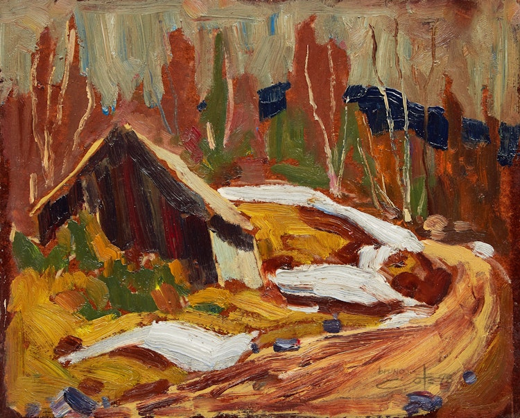 Artwork by Bruno Côté, En revenant de Cap aux Oies
