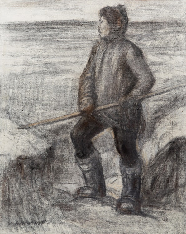 Artwork by Adam Sherriff Scott, Eskimo Hunter