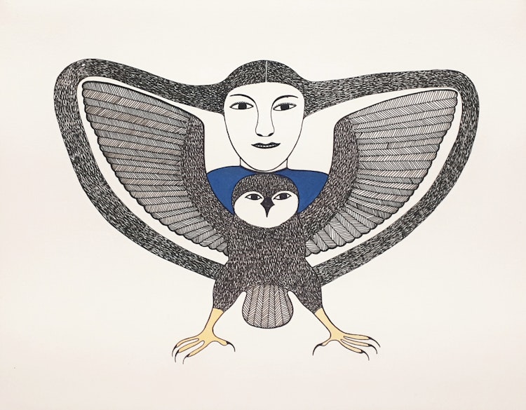 Artwork by  Books and Reference,  Kenojuak: Graphic Masterworks of the Inuit