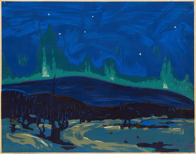 Artwork by Tom Thomson, Northern Lights