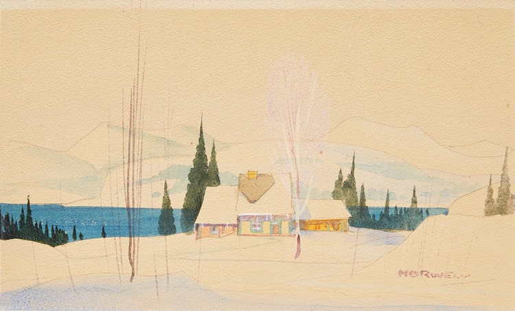 Artwork by Graham Noble Norwell, Pair of Winter Landscapes