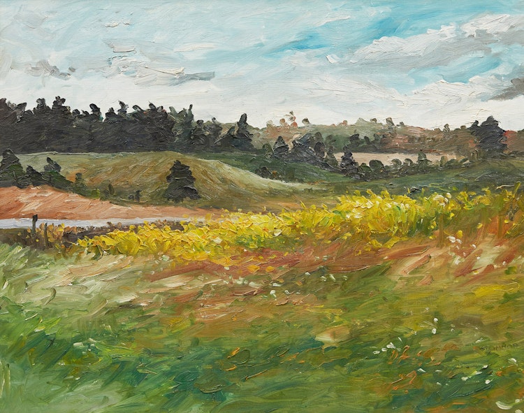 Artwork by Bruce Steinhoff, Country Road