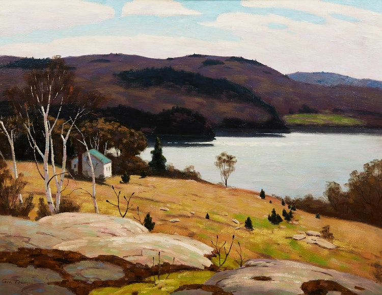 Artwork by George Thomson,  Lake of Bays