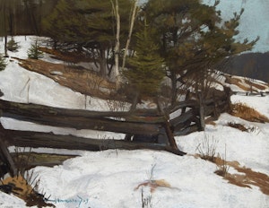 Artwork by Frank Charles Hennessey, Gatineau Landscape