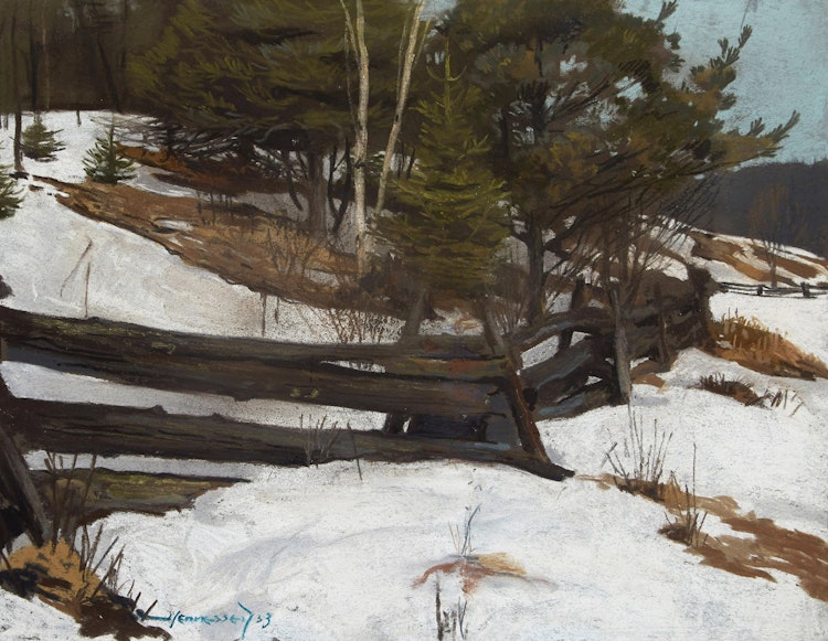 Artwork by Frank Charles Hennessey,  Gatineau Landscape