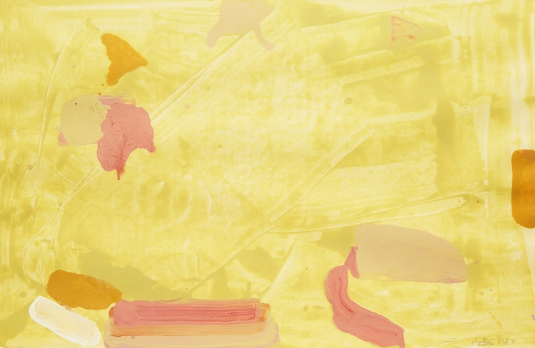 Artwork by David Bolduc, February 1971 #4 (Yellow)