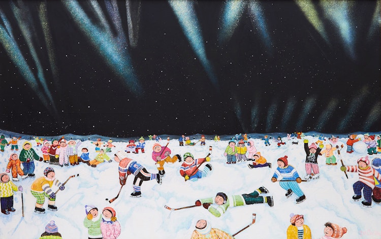 Artwork by Alberto de Castro, Northern Lights