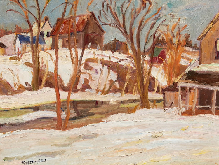Artwork by Ralph Wallace Burton, Spring - Masham, Que.