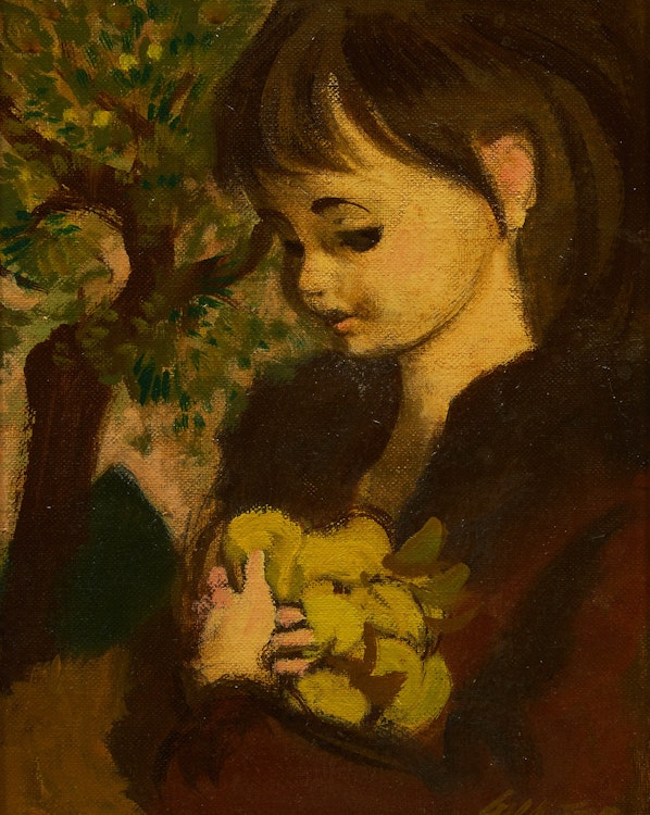 Artwork by William Arthur Winter, Crab Apples