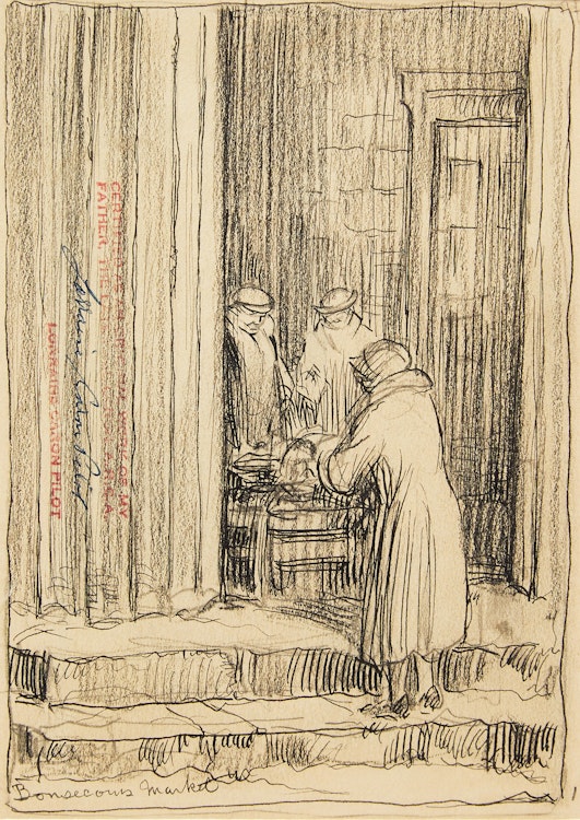Artwork by Paul Archibald Caron, Bonsecours Market