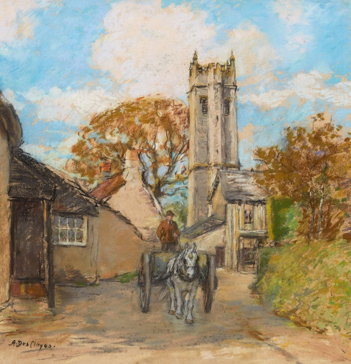 Artwork by Alice Des Clayes, Buckingham Church, Devon