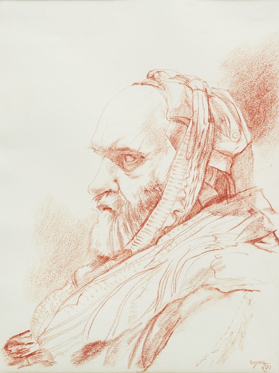 Artwork by Ivan Kenneth Eyre, Wrapped Head