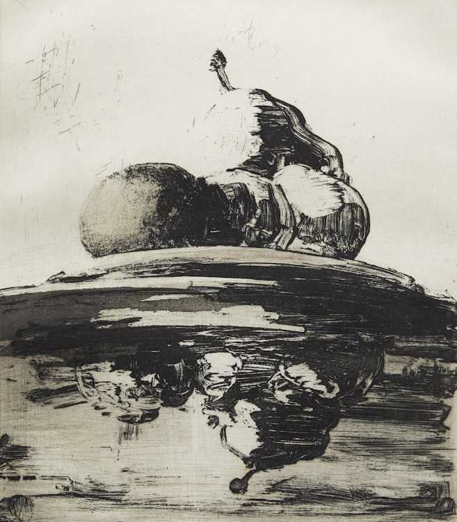 Artwork by Tony Scherman, Still Life with Fruit