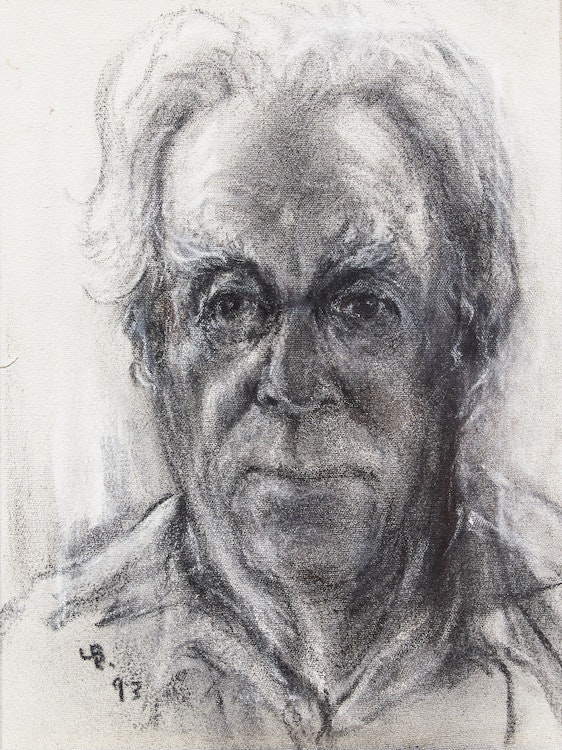 Artwork by Frank Leonard Brooks, Self Portrait