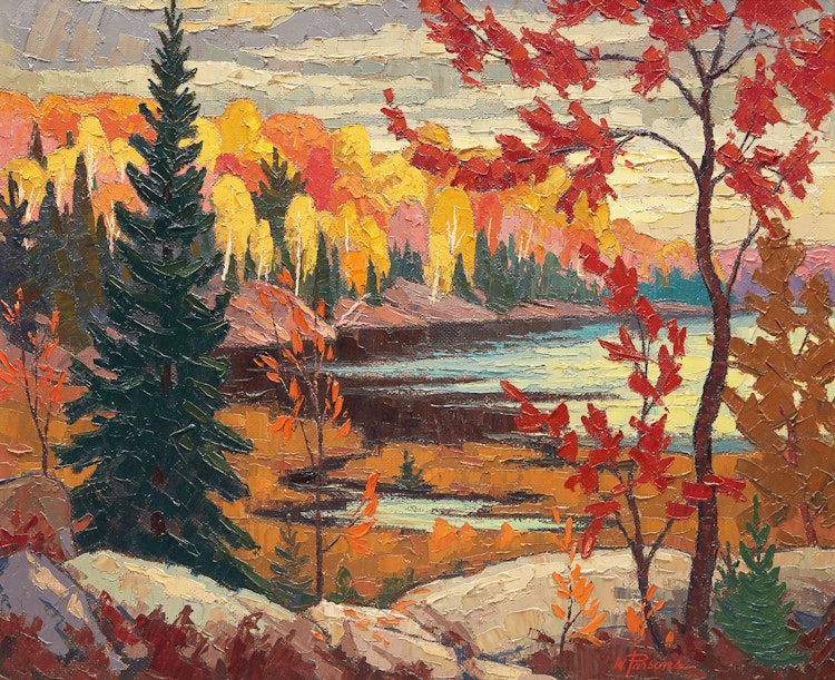 Artwork by William Parsons,  October, Haliburton