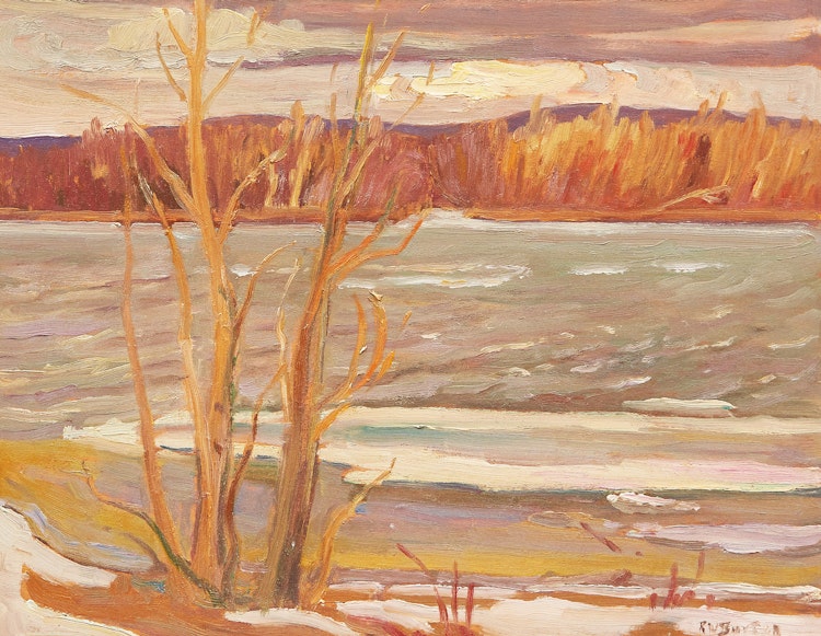 Artwork by Ralph Wallace Burton, Spring near Fitzroy Harbour