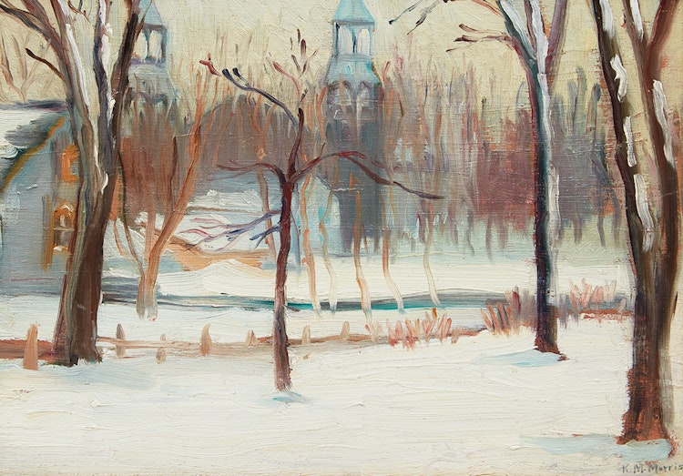 Artwork by Kathleen Moir Morris, Berthier-en-Haut