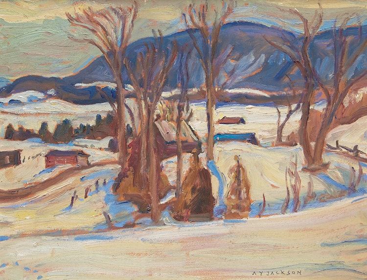 Artwork by Alexander Young Jackson, Hills Near Ripon, Quebec