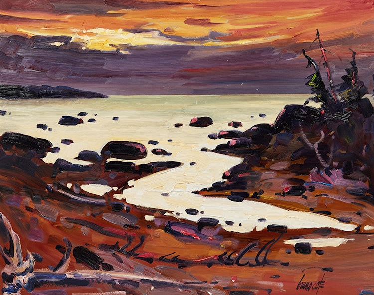 Artwork by Bruno Côté,  Lumière sur la mer 