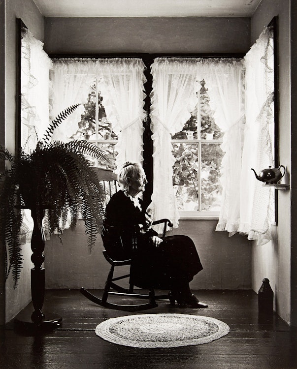 Artwork by Arnold Newman, Grandma Moses, Eagle Bridge, New York
