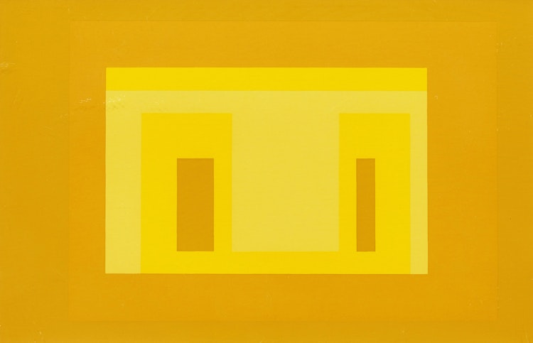 Artwork by Josef Albers,  Variant I (From Ten Variants)(Danliowitz 173.1)