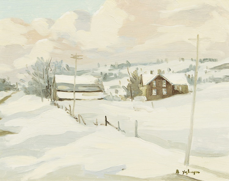 Artwork by Arto Yuzbasiyan, Landscape Near Uxbridge