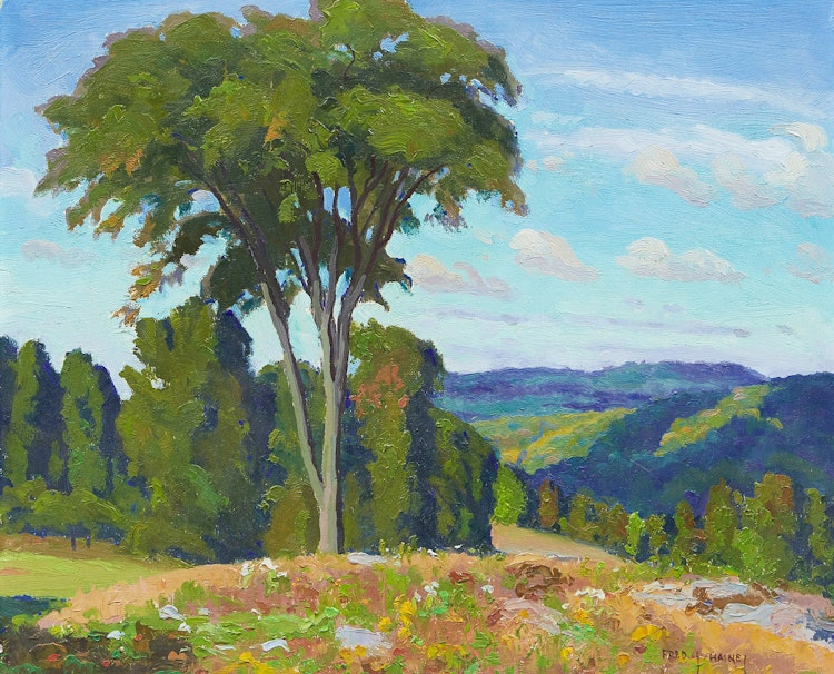 Artwork by Frederick Stanley Haines, Summer Landscape