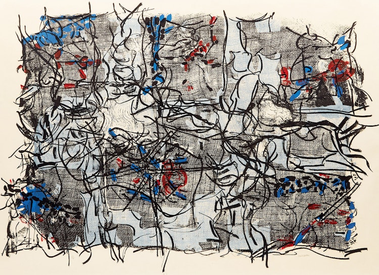 Artwork by Jean Paul Riopelle,  Jute IV