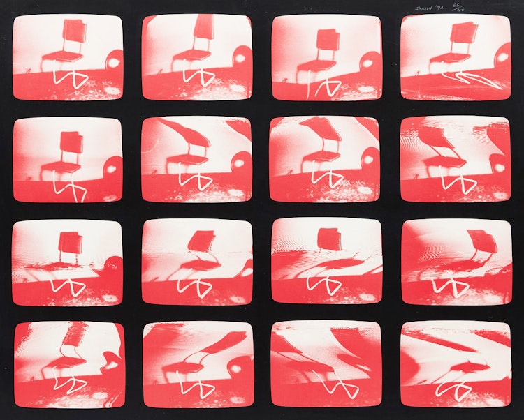 Artwork by Michael Snow, 1956, A Videoprint