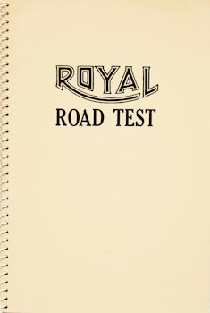 Artwork by Edward Ruscha, Royal Road Test