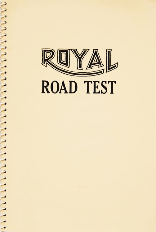 Artwork by Edward Ruscha, Royal Road Test