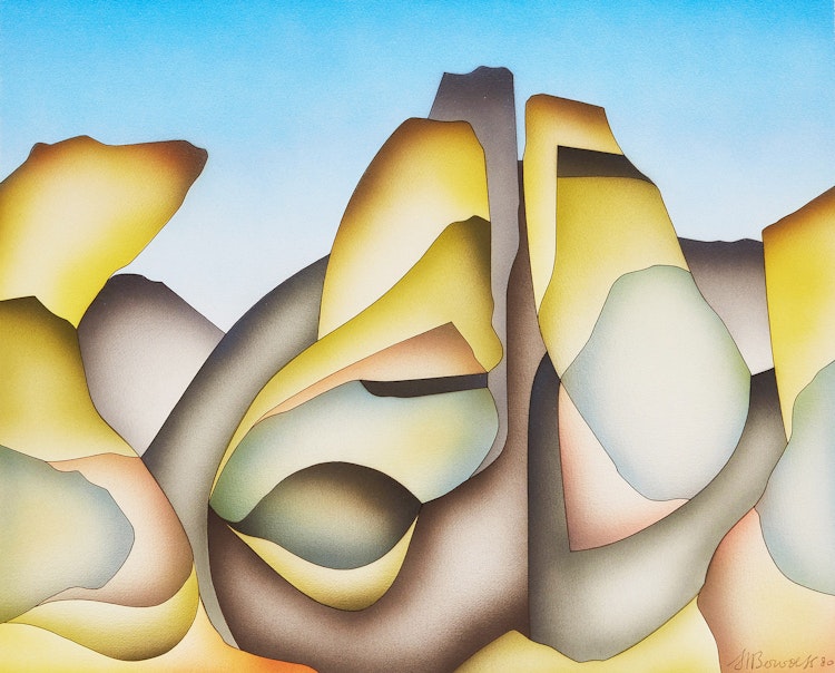 Artwork by Hendricus Bervoets,  Five Abstract Landscapes