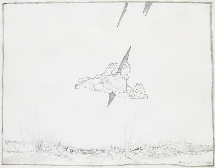 Artwork by Ivan Kenneth Eyre, Untitled (Flying Figure)