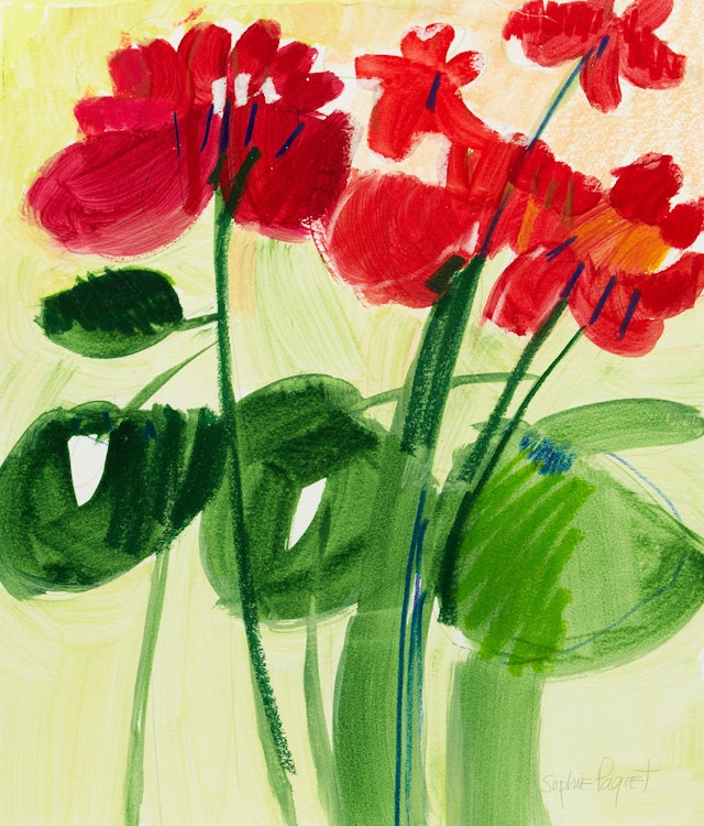 Artwork by Sophie Paquet, Floral Study