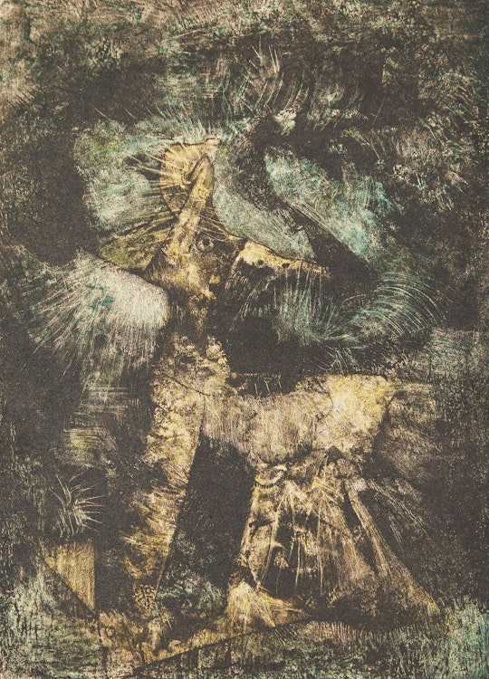 Artwork by Léon Bellefleur, Hantise
