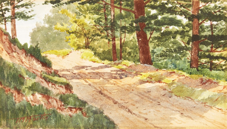 Artwork by Thomas Mower Martin,  Country Road 