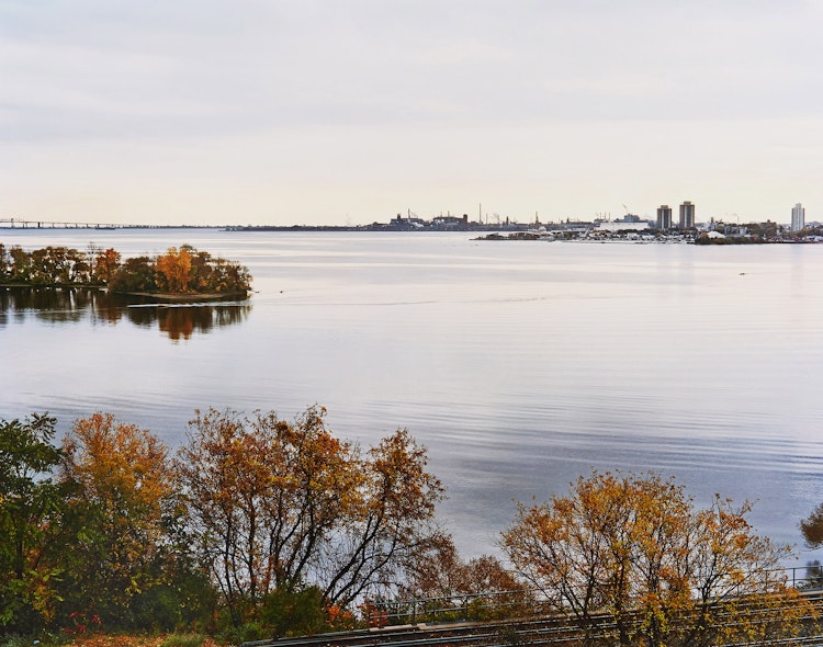 Artwork by Joseph Hartman,  Hamilton Harbour, Fall