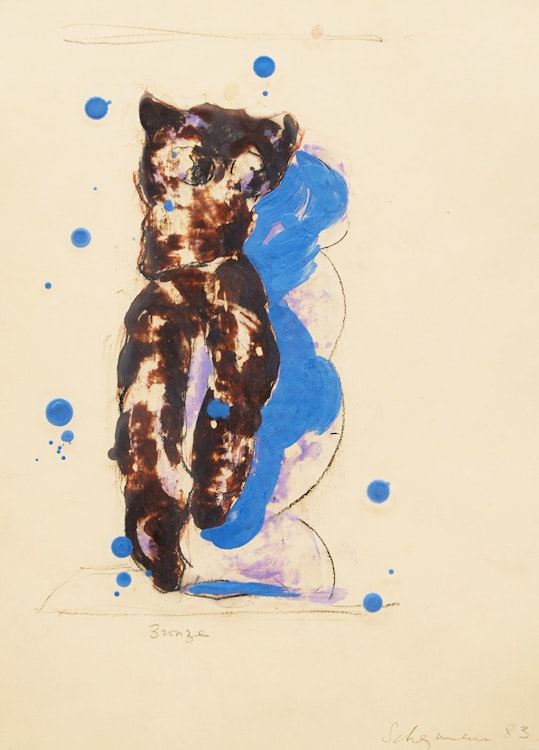 Artwork by Tony Scherman, Bronze (Matisse)