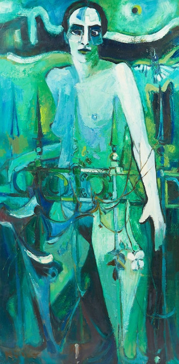 Artwork by Alexander Samuel Millar, Ideal Woman; Figure in White