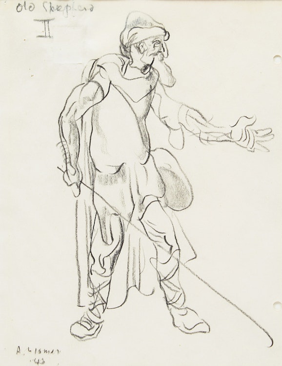 Artwork by Arthur Lismer, Old Shepherd II