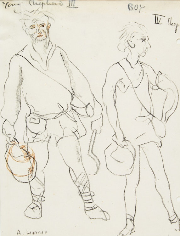 Artwork by Arthur Lismer, Young Shepherd III, Boy IV