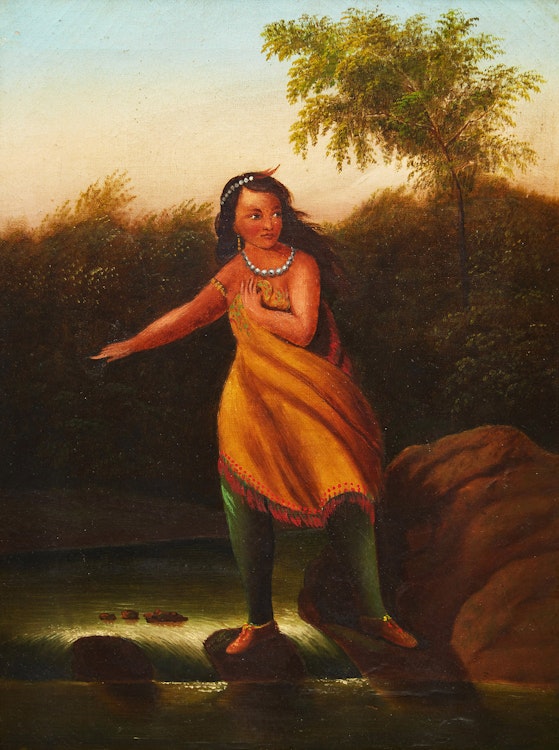 Artwork by Unknown 19th Century Artist, Spotted Fawn after George Winter