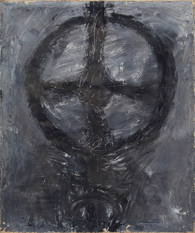 Artwork by Gerald Milne Moses, Two Abstract Portraits