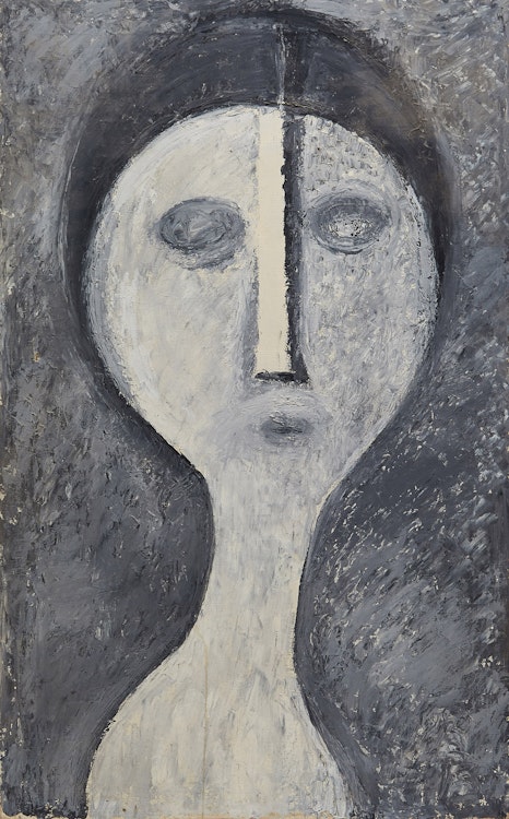 Artwork by Gerald Milne Moses, Abstract Portrait