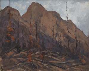 Artwork by William John Hopkinson, Continental Divide, B.C.