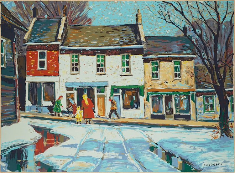 Artwork by Thomas Keith Roberts,  Main Street 