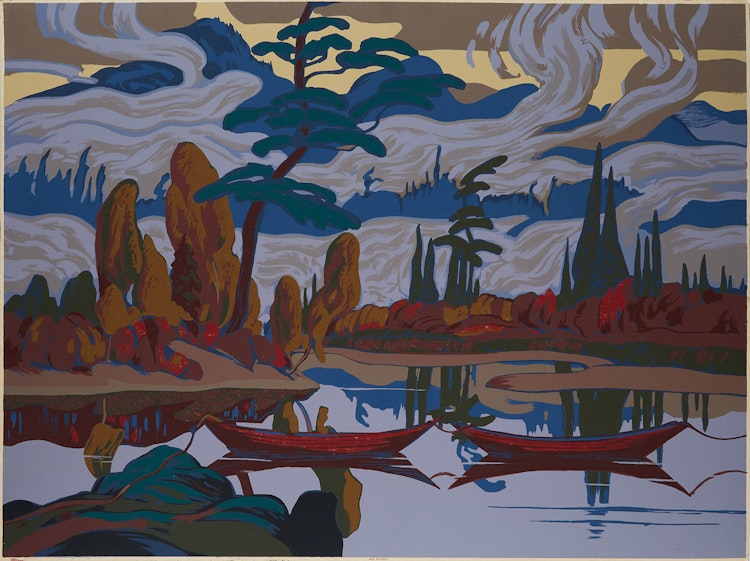 Artwork by James Edward Hervey MacDonald, Mist Fantasy
