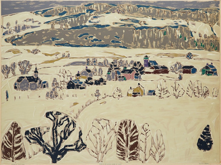 Artwork by David Brown Milne, Boston Corners