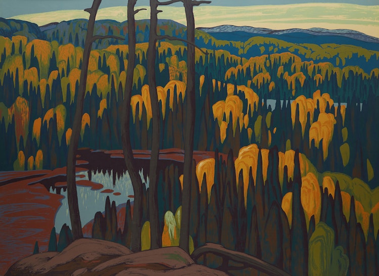 Artwork by Lawren Stewart Harris, Algoma Country