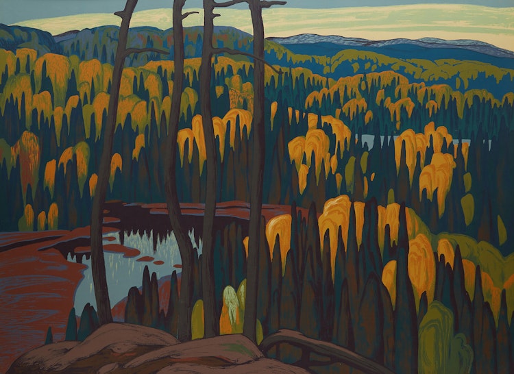 Artwork by Lawren Stewart Harris,  Algoma Country